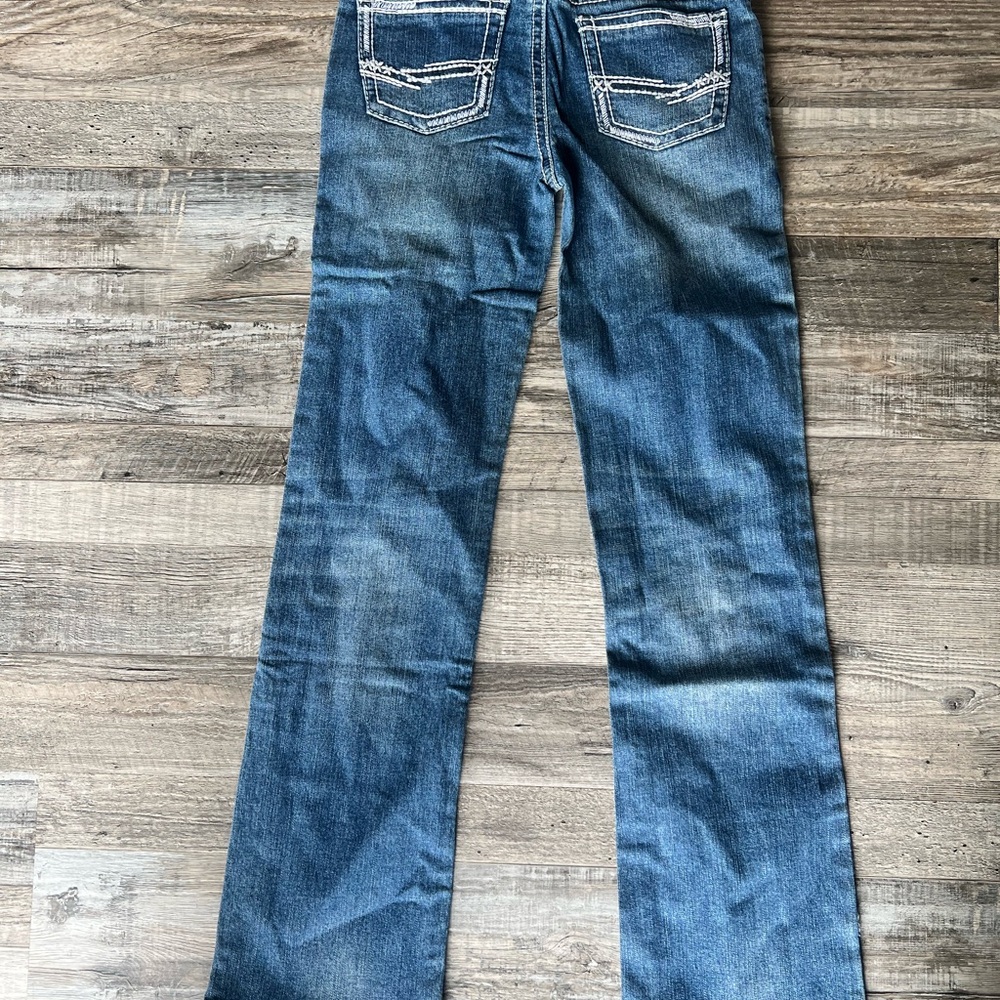 Cruel Girl Blue Boot-Cut Jeans with Faded Denim - Picture 5 of 6